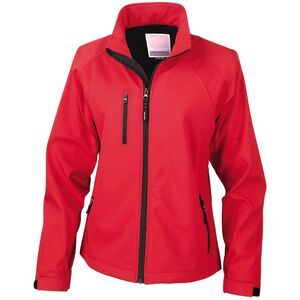Result Womens/Ladies Soft Shell Jacket / Red